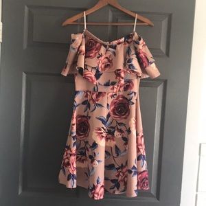 Off Shoulder a line dress